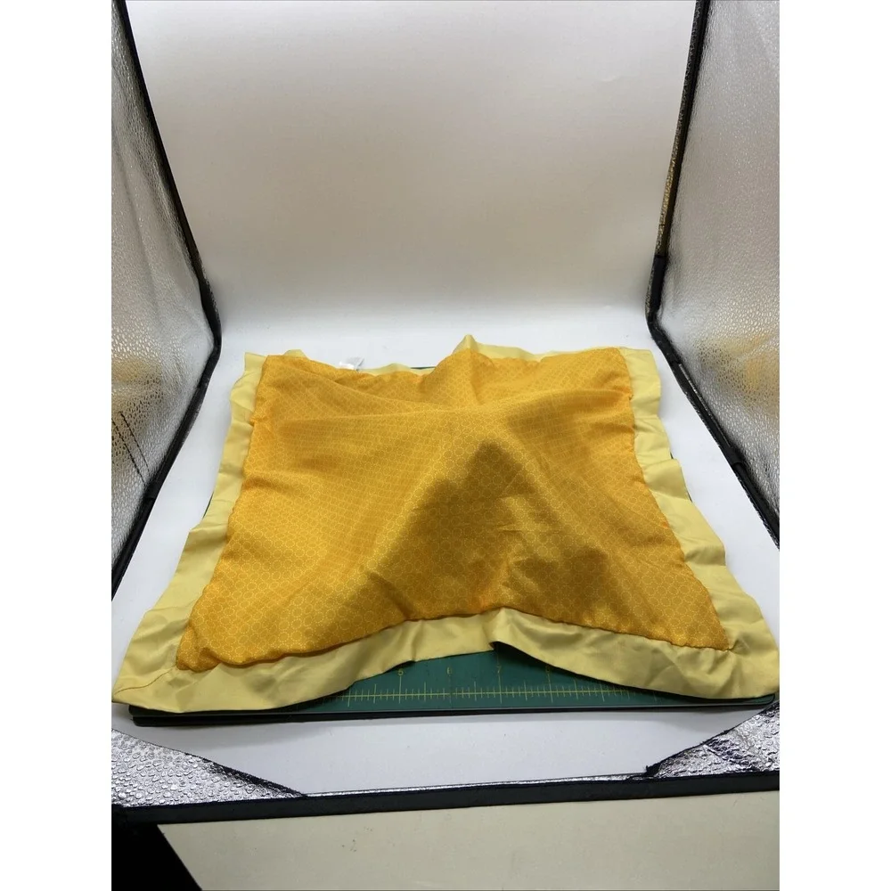 Disney Baby Red Yellow Trim Crinkle Mickey Mouse Plush Security Blanket Lovey